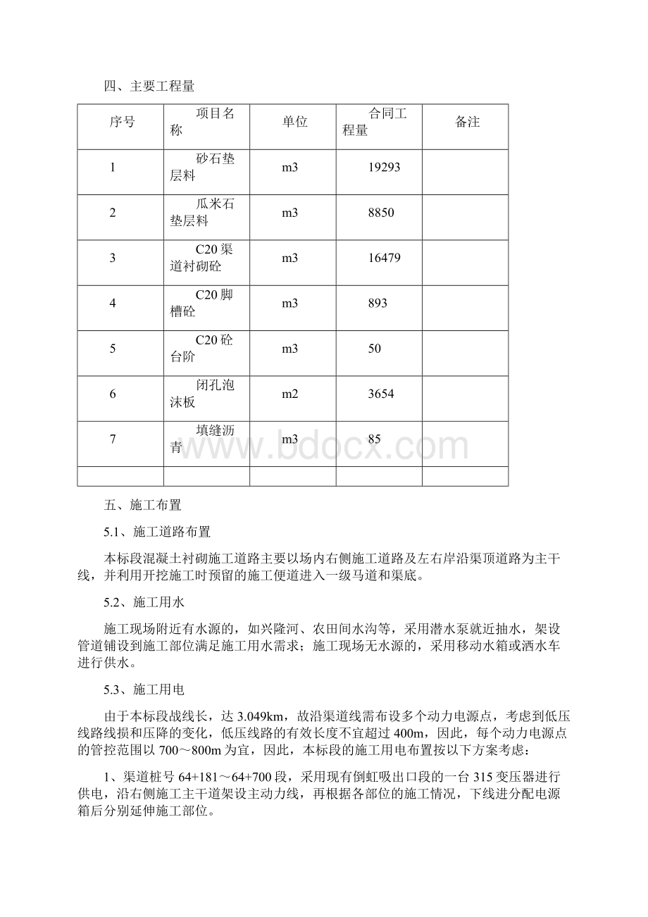 渠道衬砌施工方案范文Word格式.docx_第2页