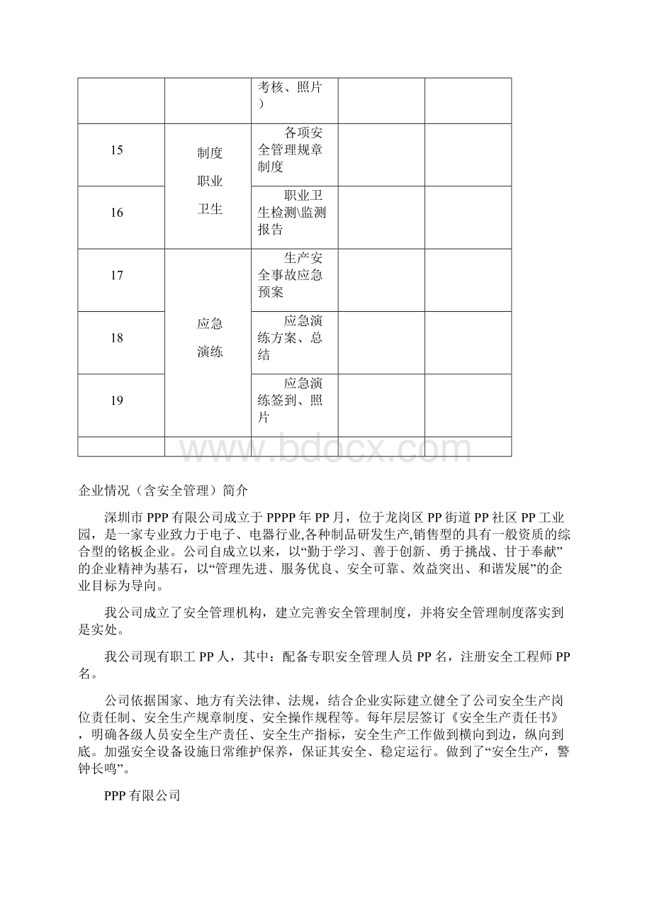 参考借鉴企业安全档案模板一企一档doc.docx_第3页