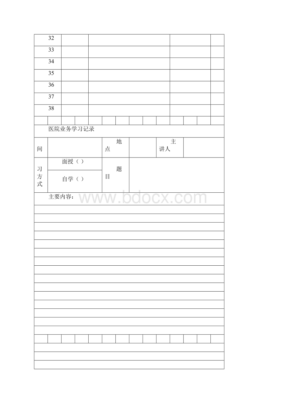 护理人员培训记录Word文件下载.docx_第3页