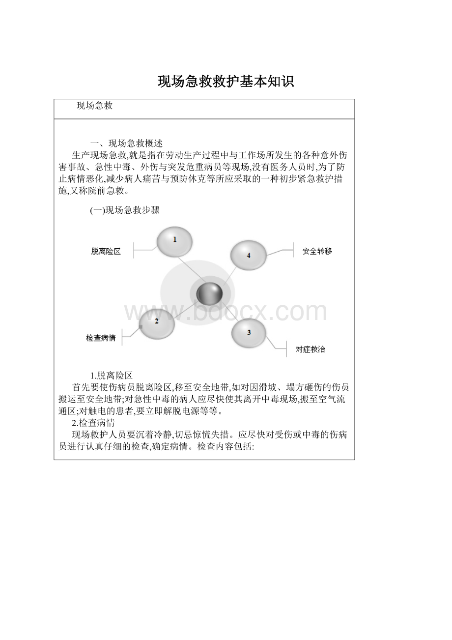 现场急救救护基本知识.docx_第1页