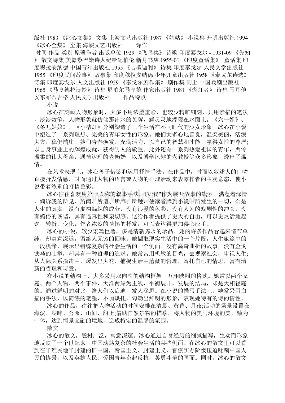 关于冰心的资料.docx_第3页