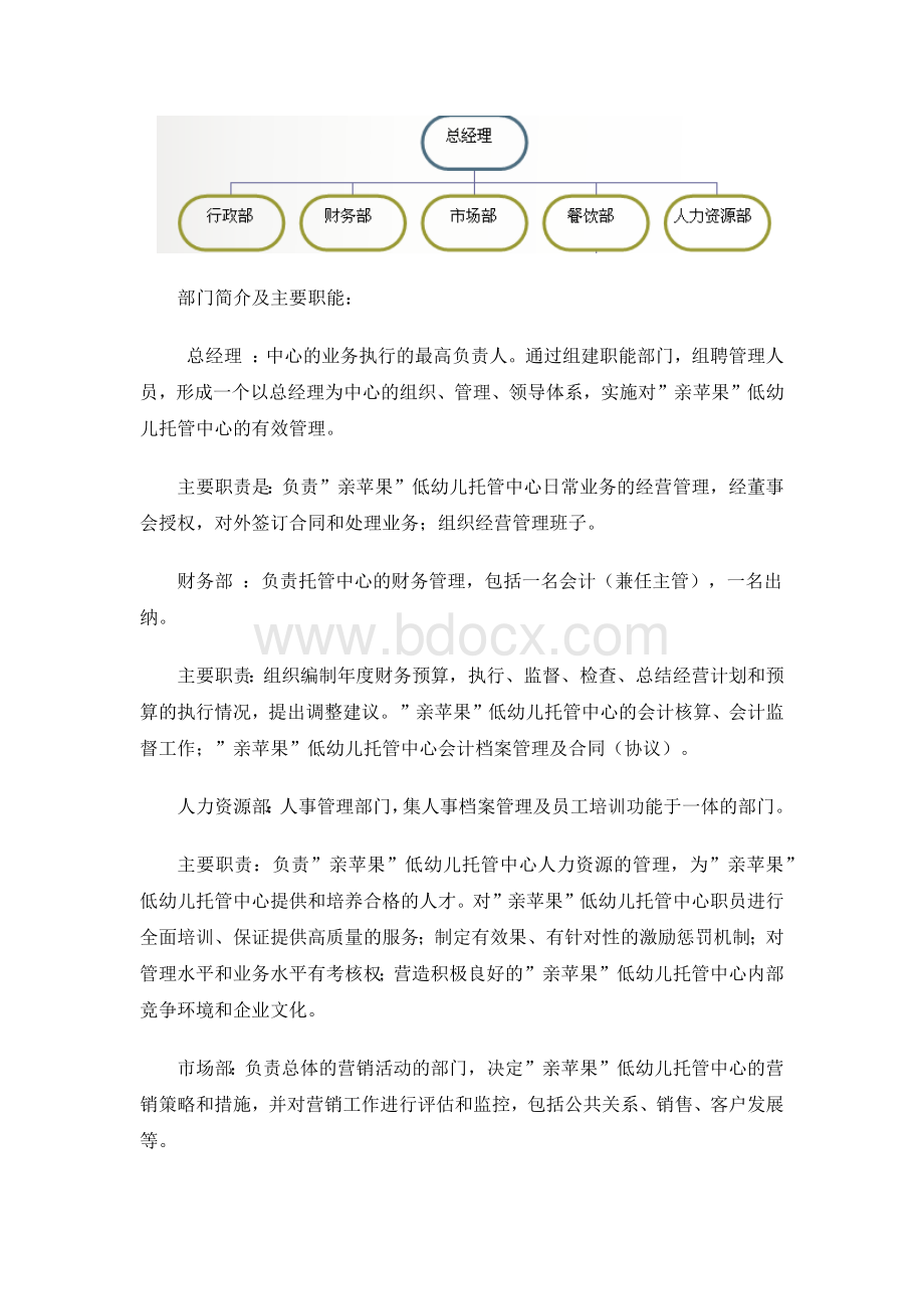 我的创业计划书之幼儿托管中心.docx_第2页