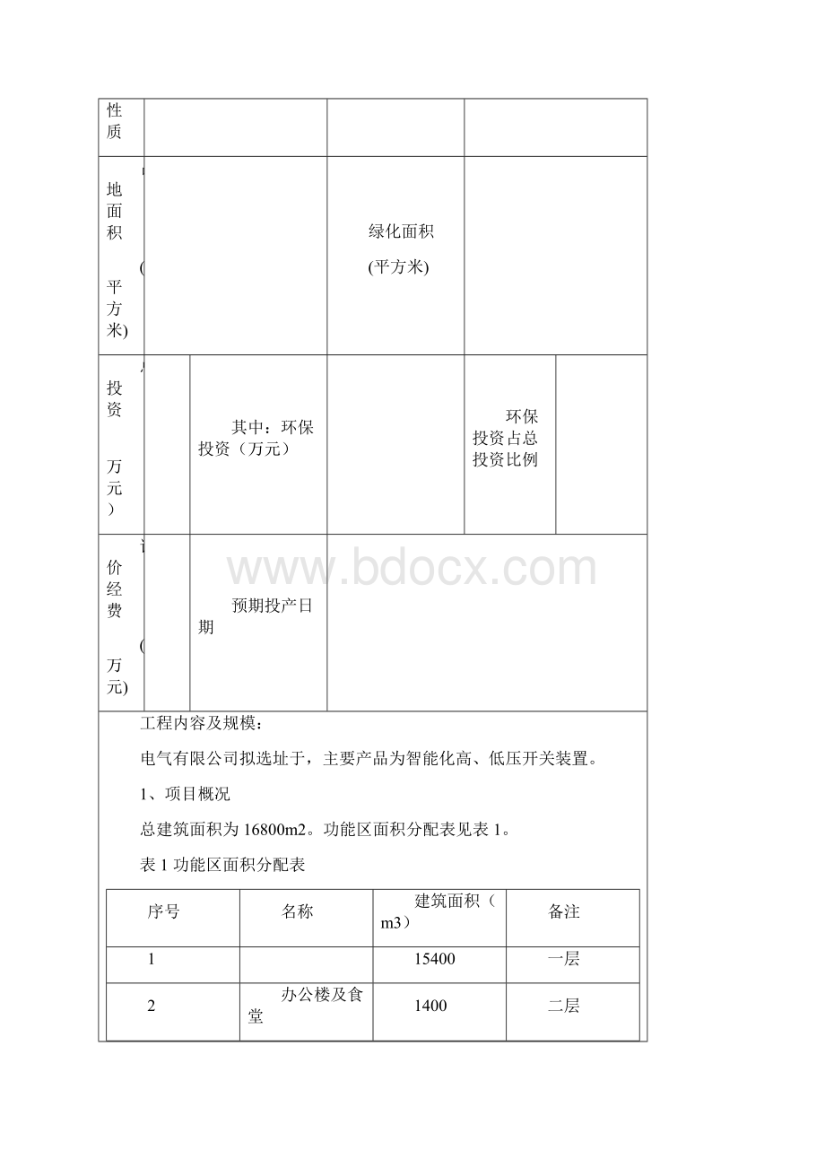 天津高低压开关生产项目环评表.docx_第2页