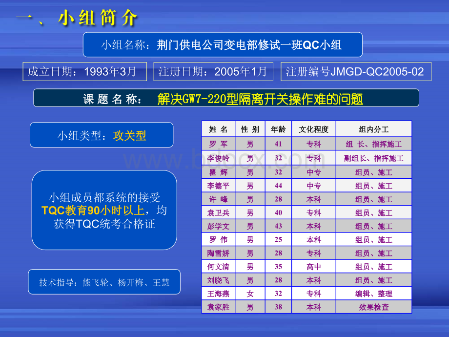 解决GW7-220型隔离开关操作难的问题.ppt_第2页