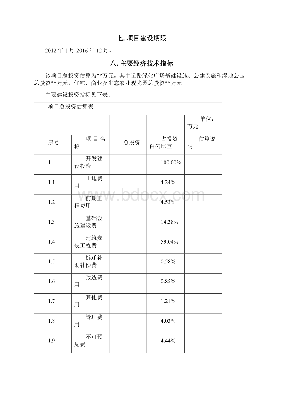 XX市生态文化旅游区建设项目可行性研究报告.docx_第3页