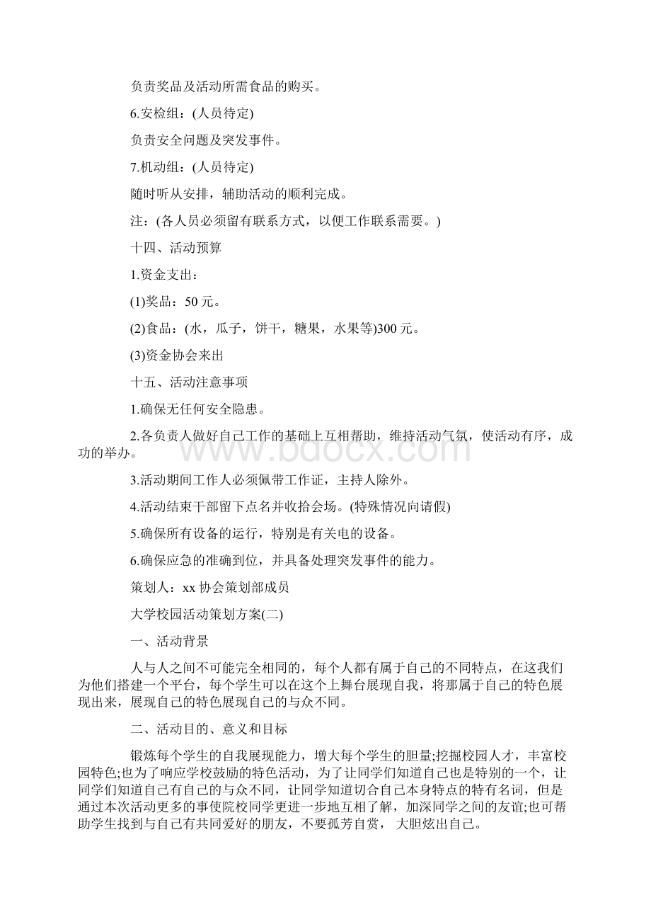 大学校园活动策划方案Word格式文档下载.docx_第3页