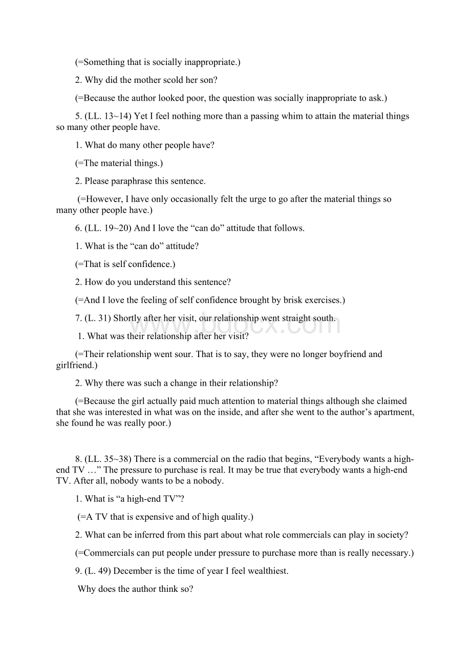 全新版大学英语2第二版 UNIT2 语言点教学文案Word格式文档下载.docx_第2页