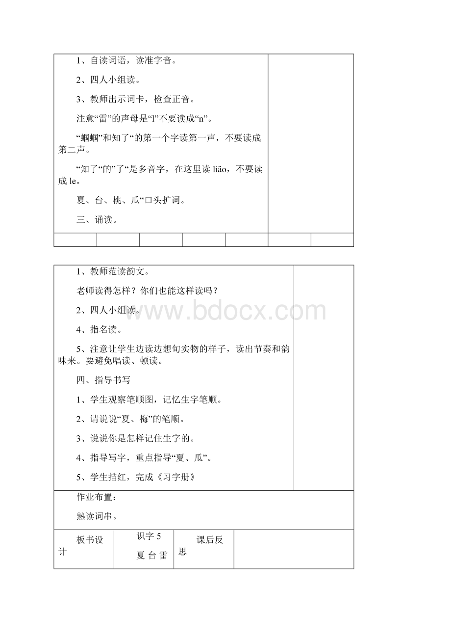 精品苏教版小学语文一年级下册第五单元教案.docx_第2页