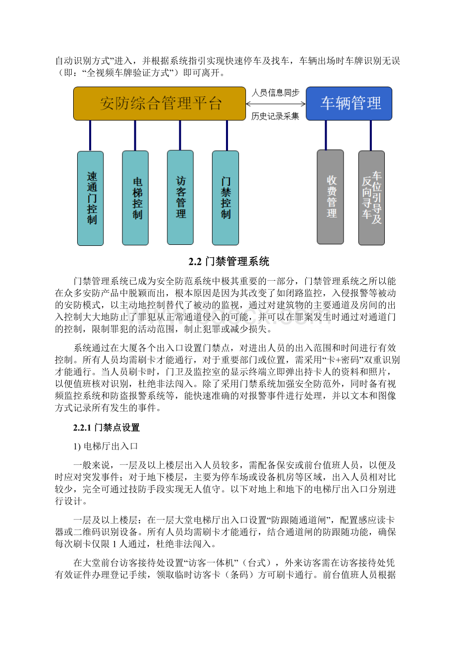 门禁及出入口控制设计方案.docx_第2页