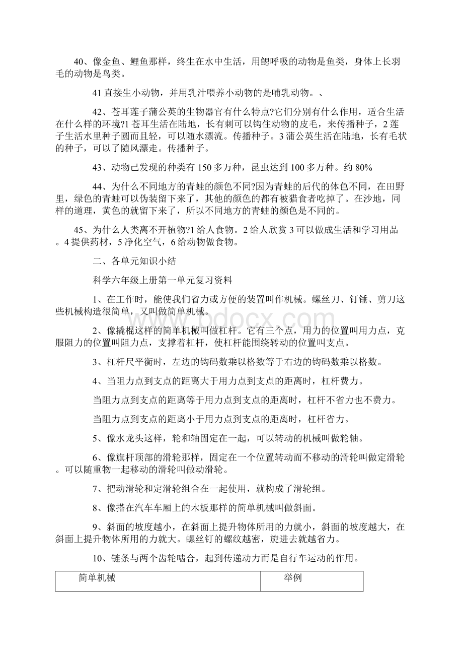 小学六年级科学上册复习知识点.docx_第3页