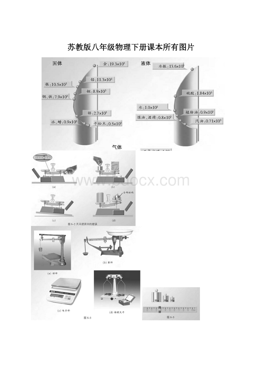 苏教版八年级物理下册课本所有图片.docx