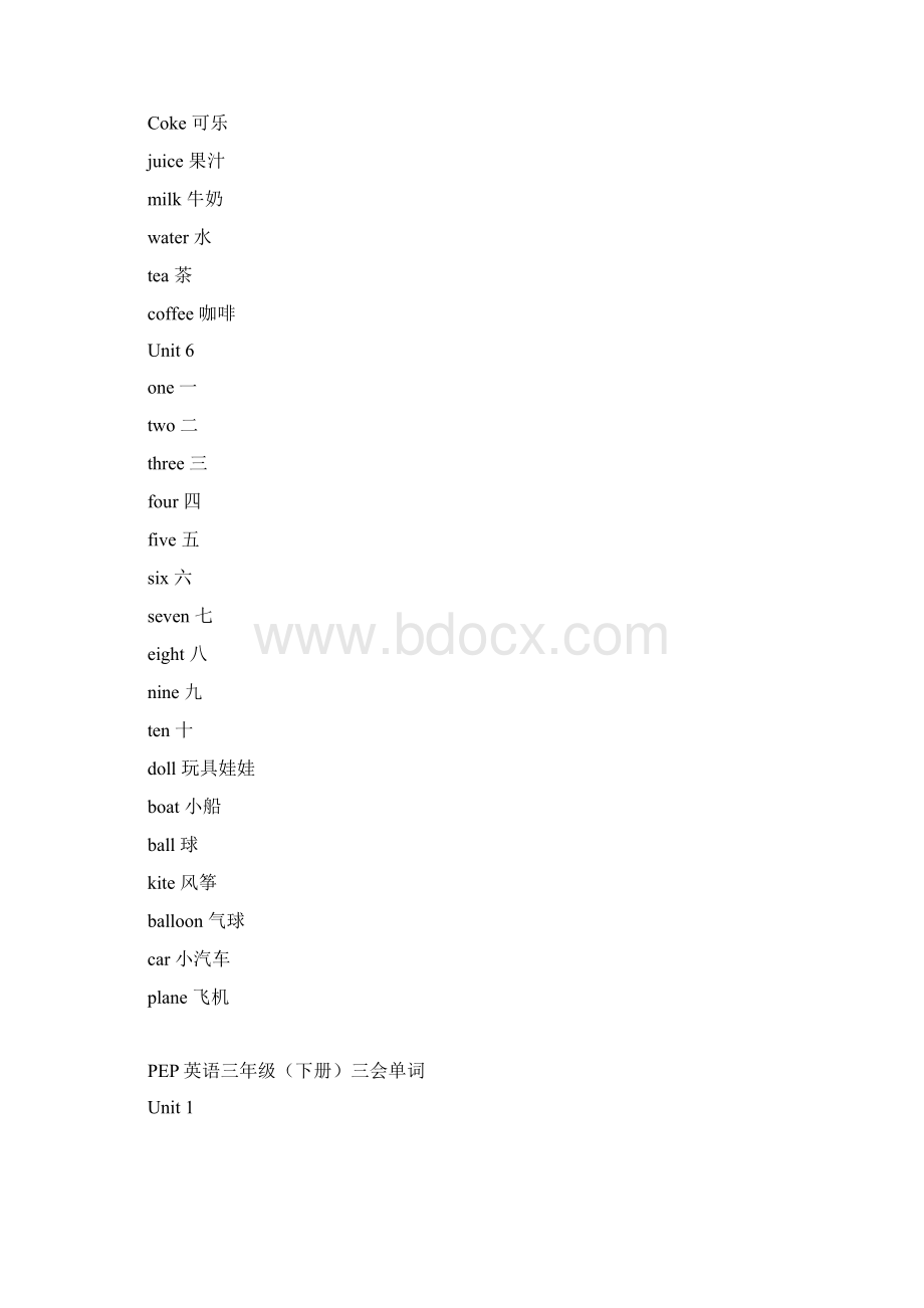 3至6年级英语单词表Word文档格式.docx_第3页