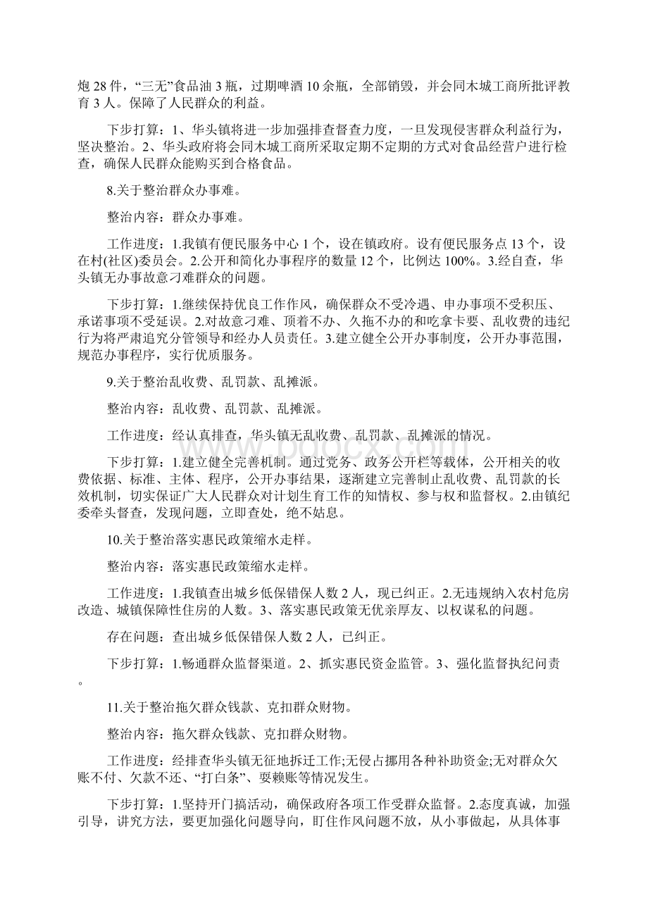 关于开展四风突出问题专项整治工作的自查报告Word下载.docx_第3页