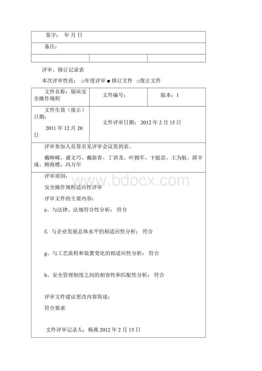 532规章制度操作规程修订记录表.docx_第3页