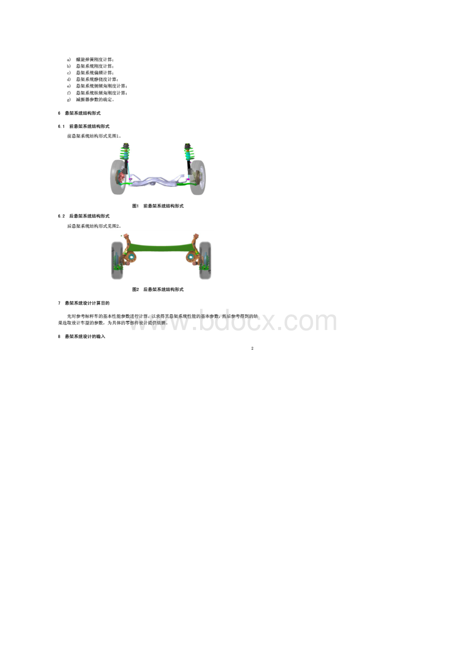 汽车轿车悬架系统设计计算规范Word文档下载推荐.docx_第3页