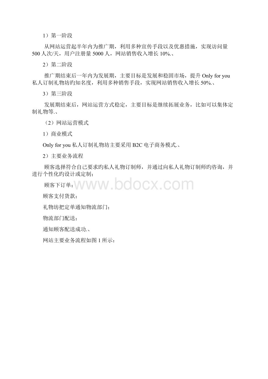 审报完稿B2C私人定制礼物坊电商设计实现项目商业计划书.docx_第3页