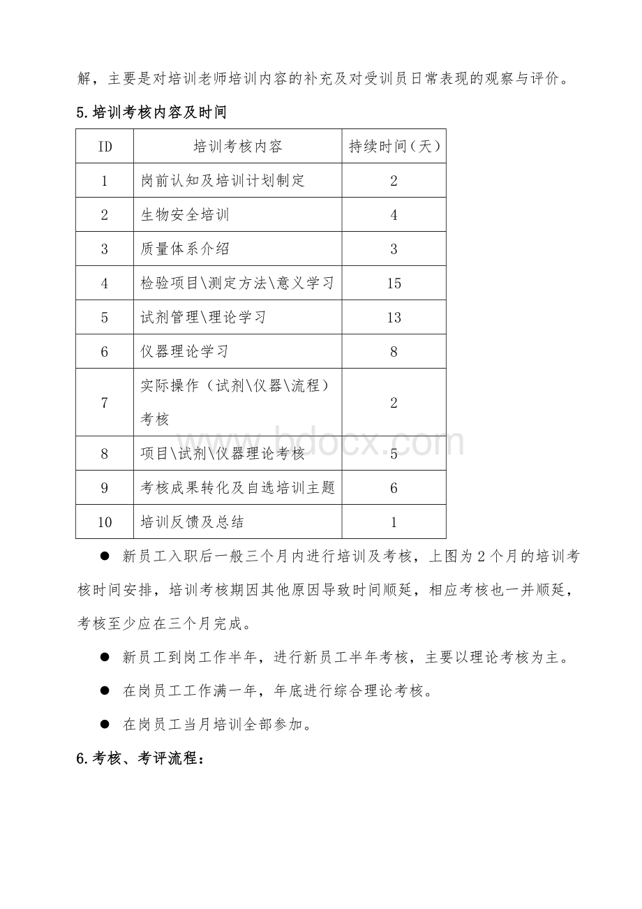 检验科员工培训与能力评估考核程序Word格式文档下载.doc_第2页