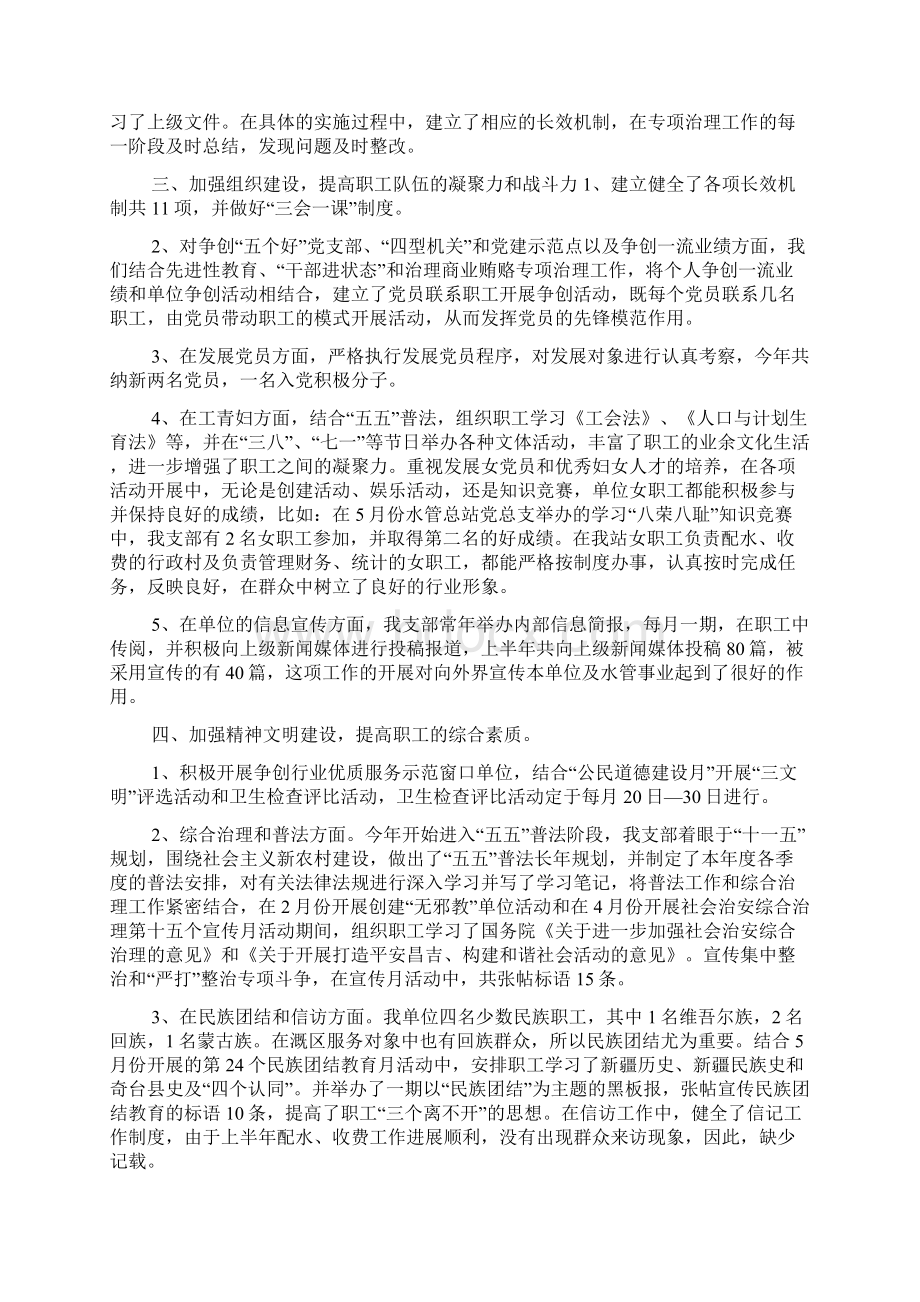 水管站半年党建工作汇报材料.docx_第2页