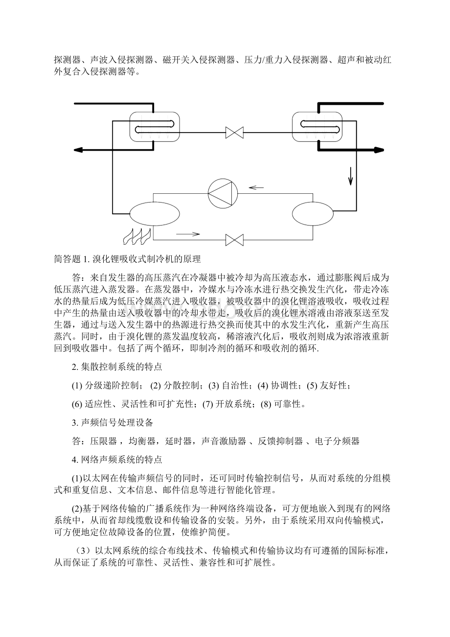 《楼宇智能化技术》复习及答案文档格式.docx_第2页