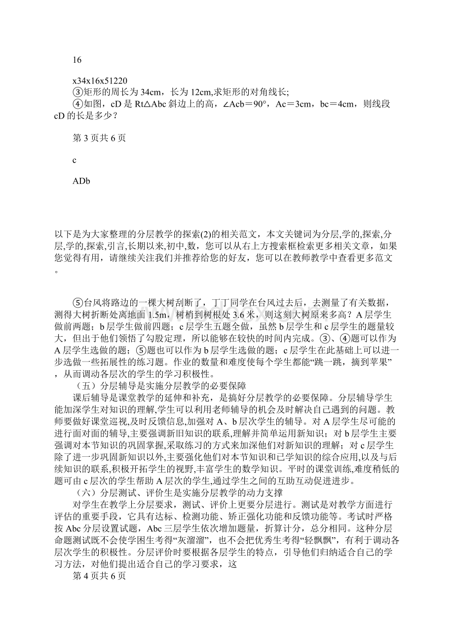 分层教学的探索文档格式.docx_第3页