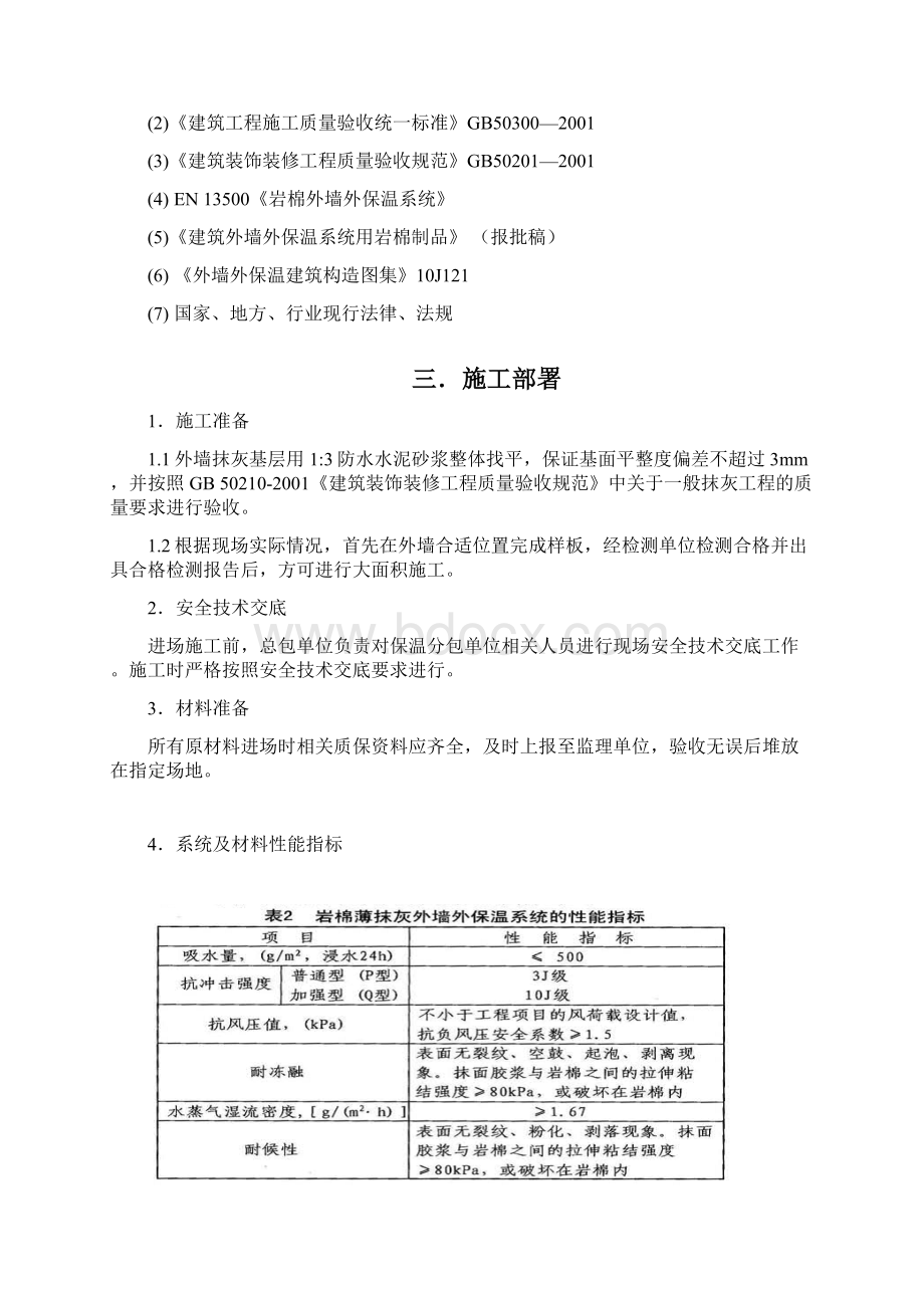 岩棉板外墙保温专项施工方案解析Word格式文档下载.docx_第2页