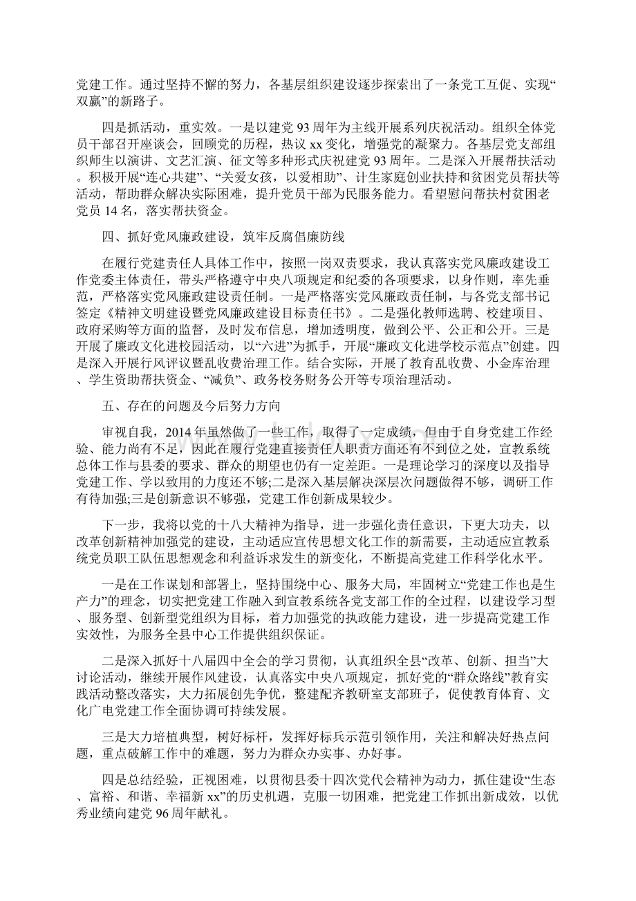 系党支部书记述职报告范文3篇.docx_第3页