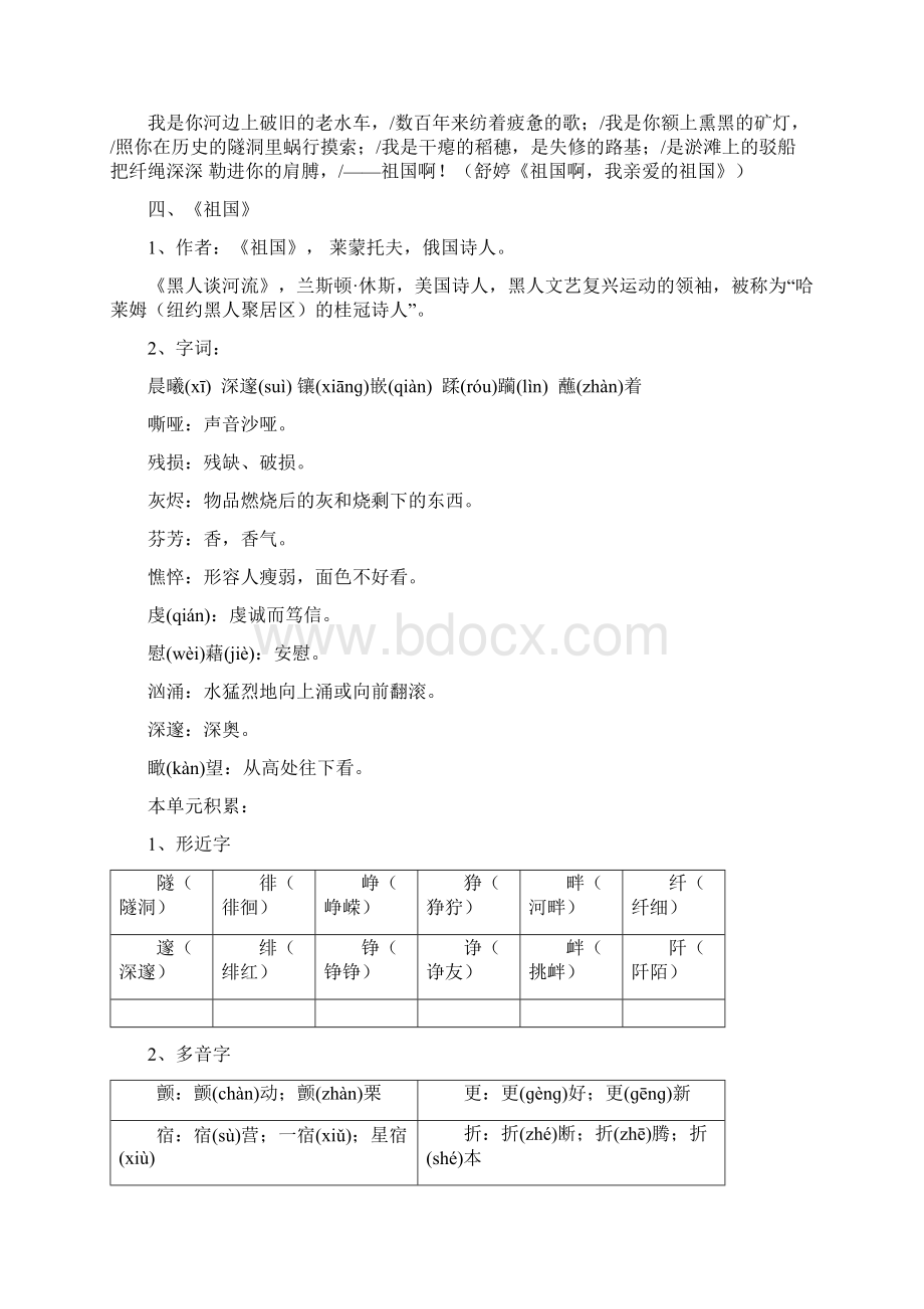 学年九年级下册语文课本复习资料整理人教版.docx_第2页