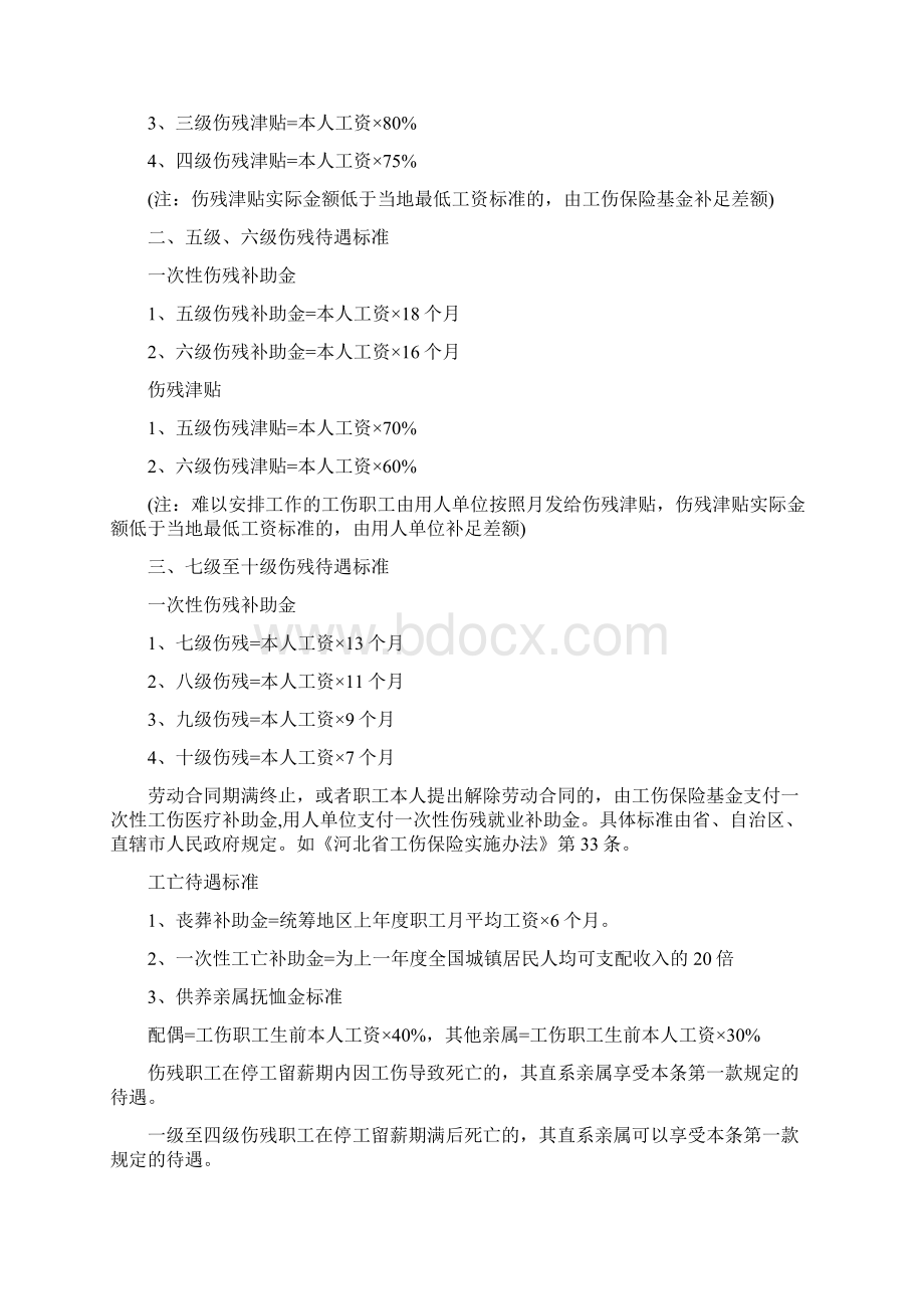 人寿保险寿险分类具体包括哪些人寿保险伤残赔偿标准文档格式.docx_第3页