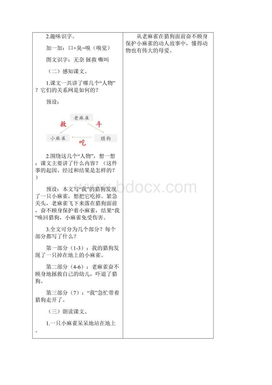 部编本人教版小学四年级语文上册第五单元全套教案.docx_第3页