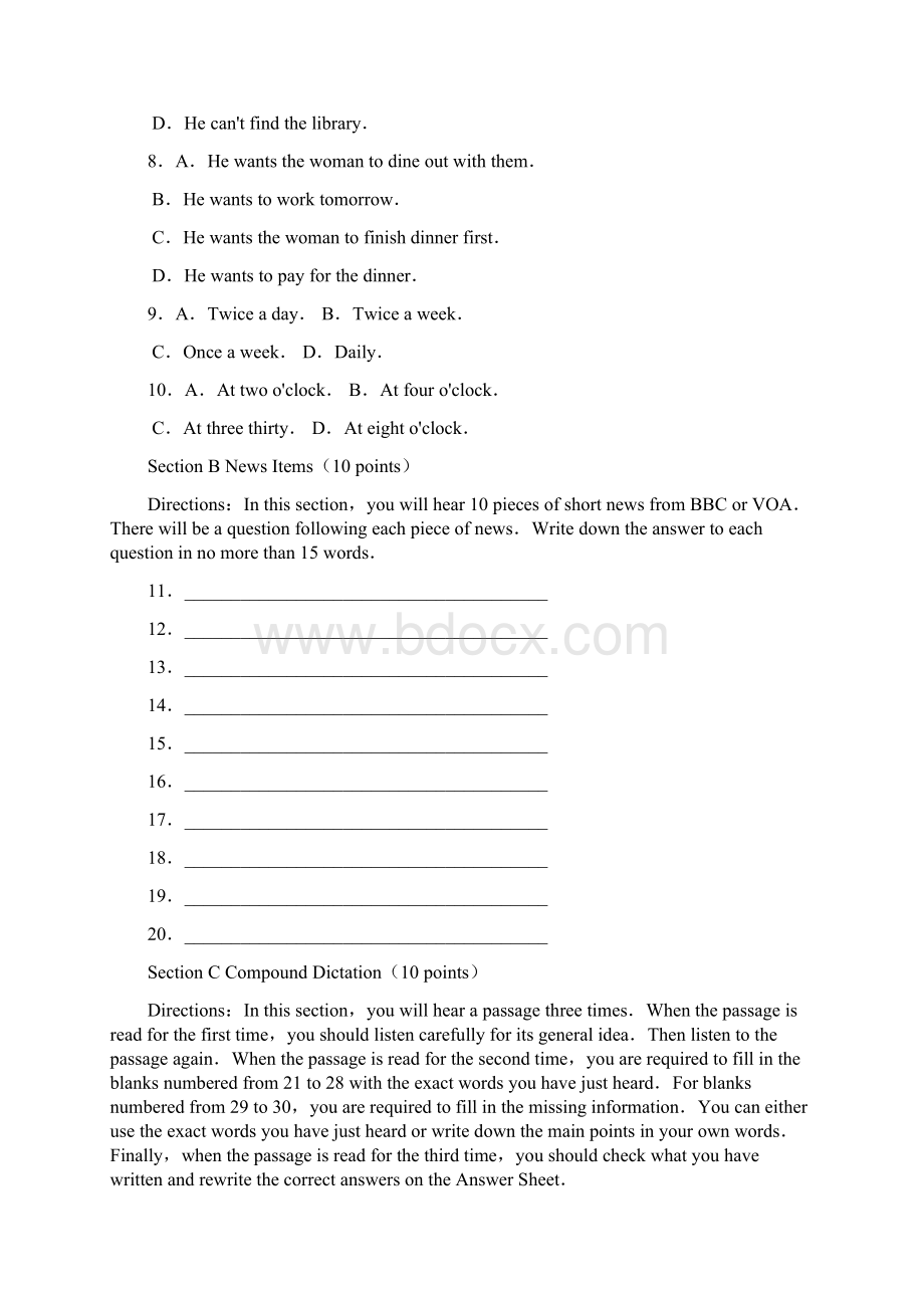 全国大学生英语竞赛试题及答案.docx_第2页