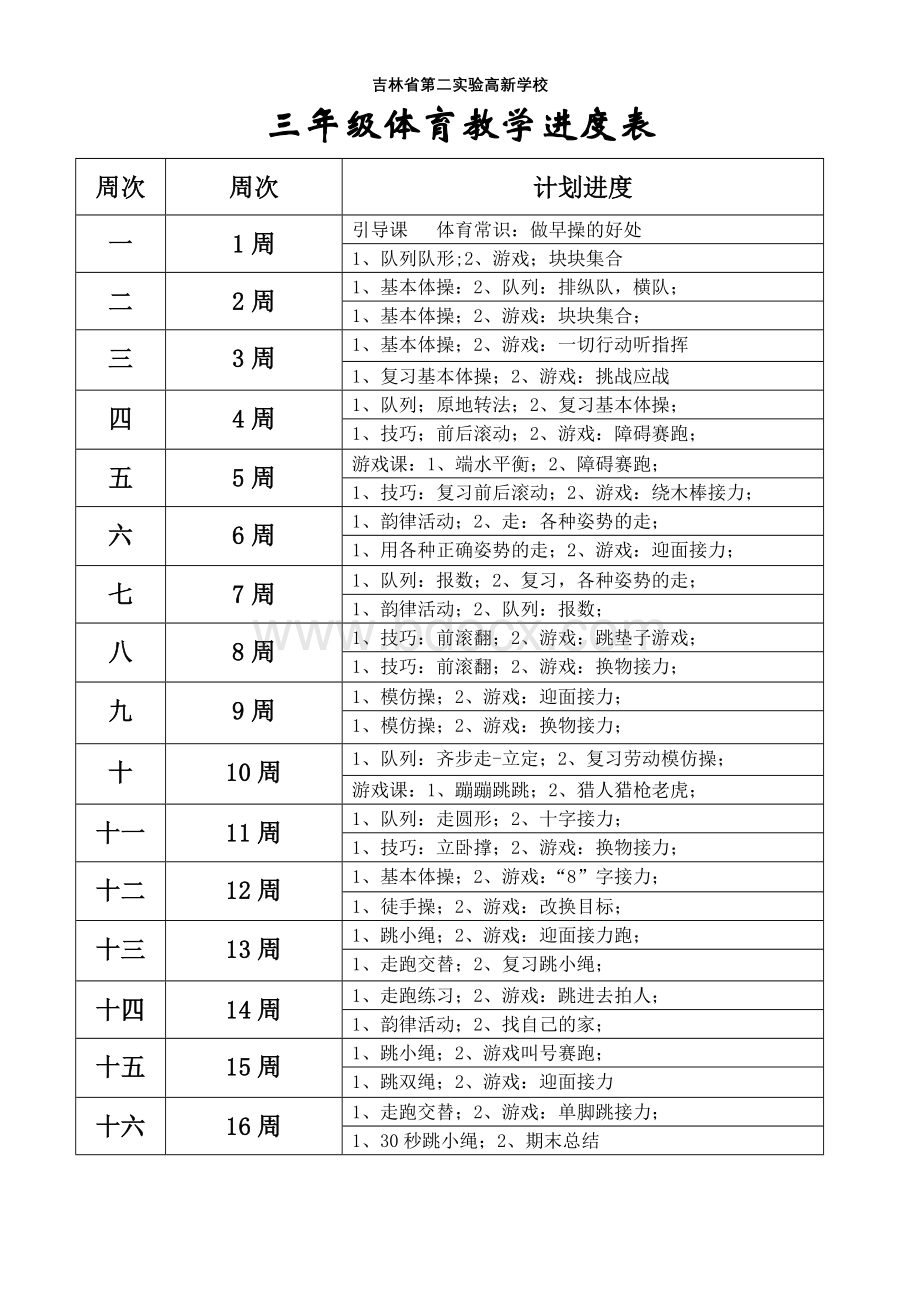 小学三年级体育全套的教案已整理.doc_第3页