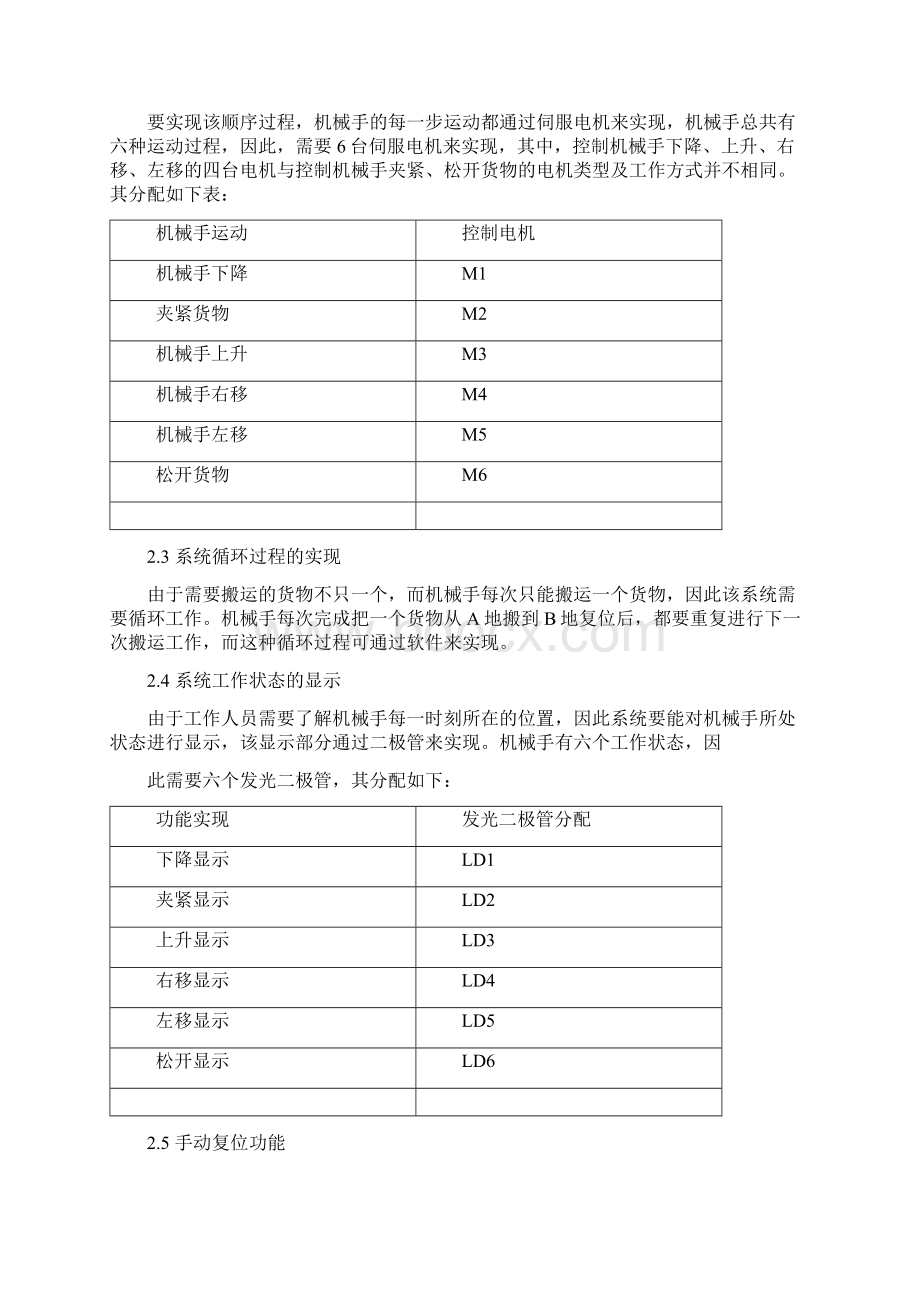 坐标式机械手的PLC控制系统设计.docx_第3页