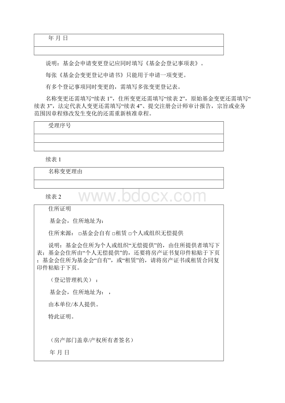 基金会变更登记表Word文件下载.docx_第3页