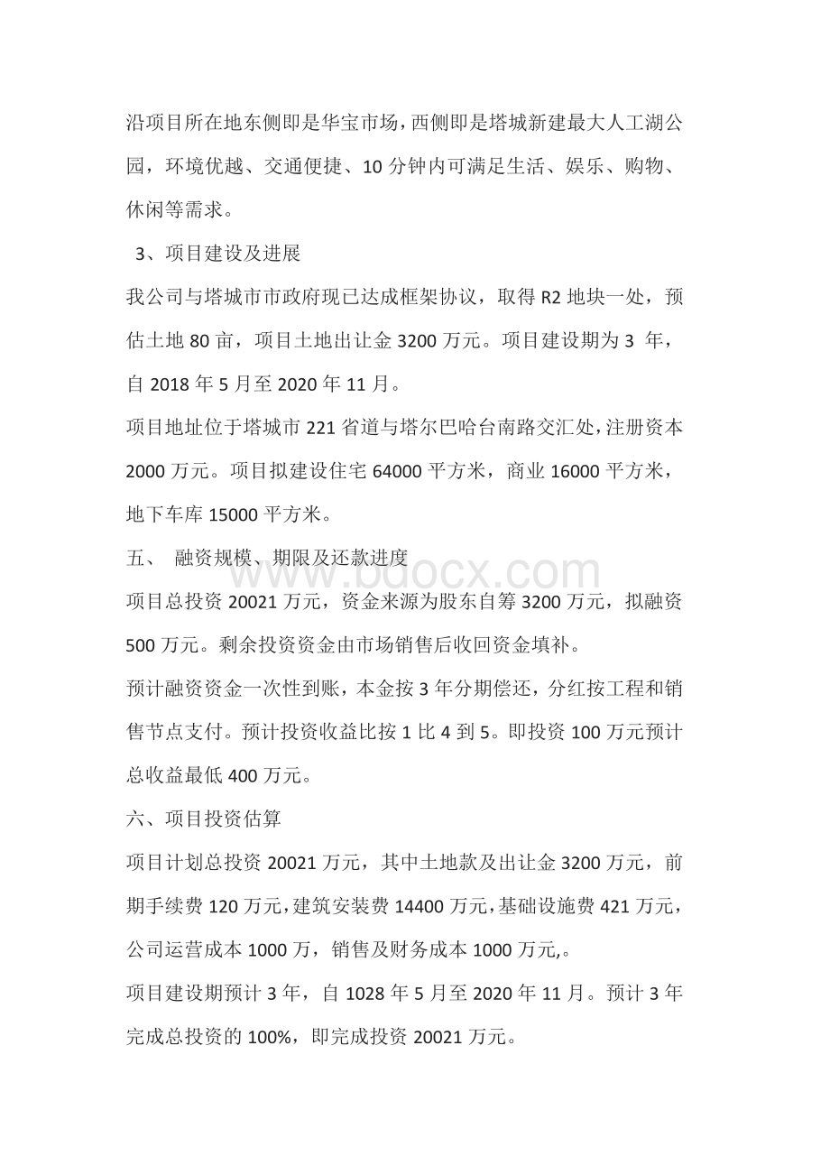 项目融资计划书.docx_第2页