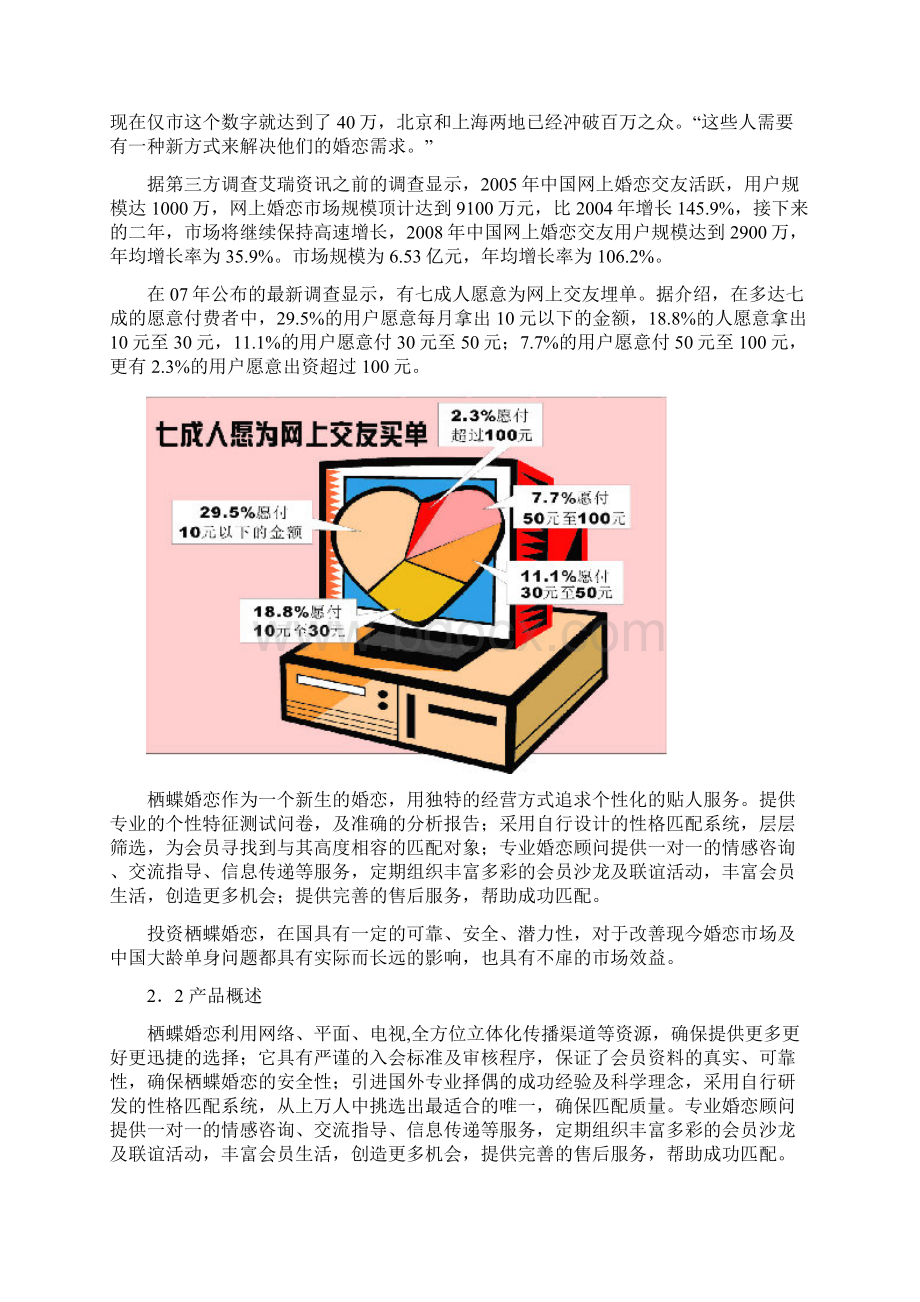 栖蝶婚恋网站创业项目计划书Word格式文档下载.docx_第3页