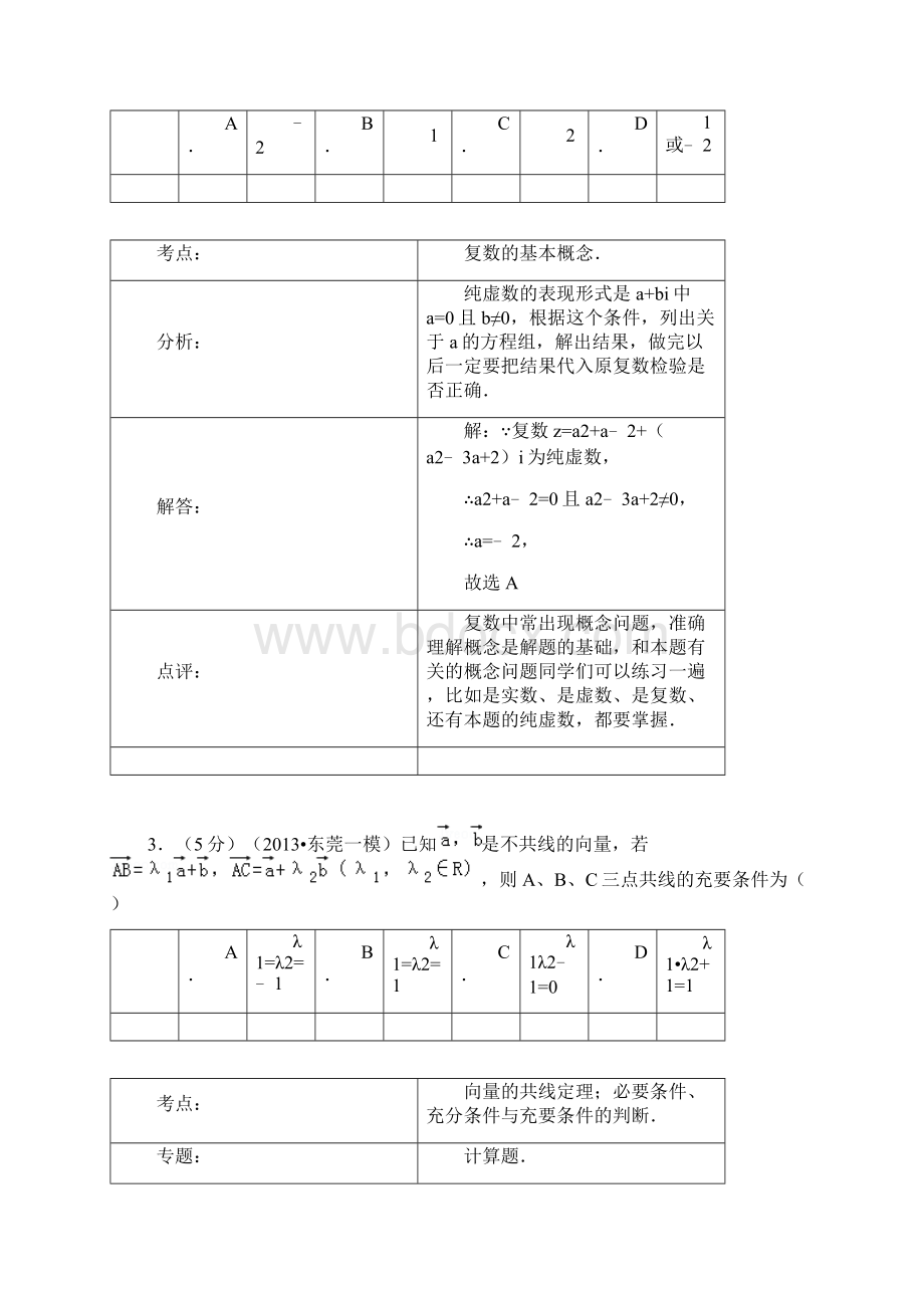 高三一模数学理试题.docx_第2页