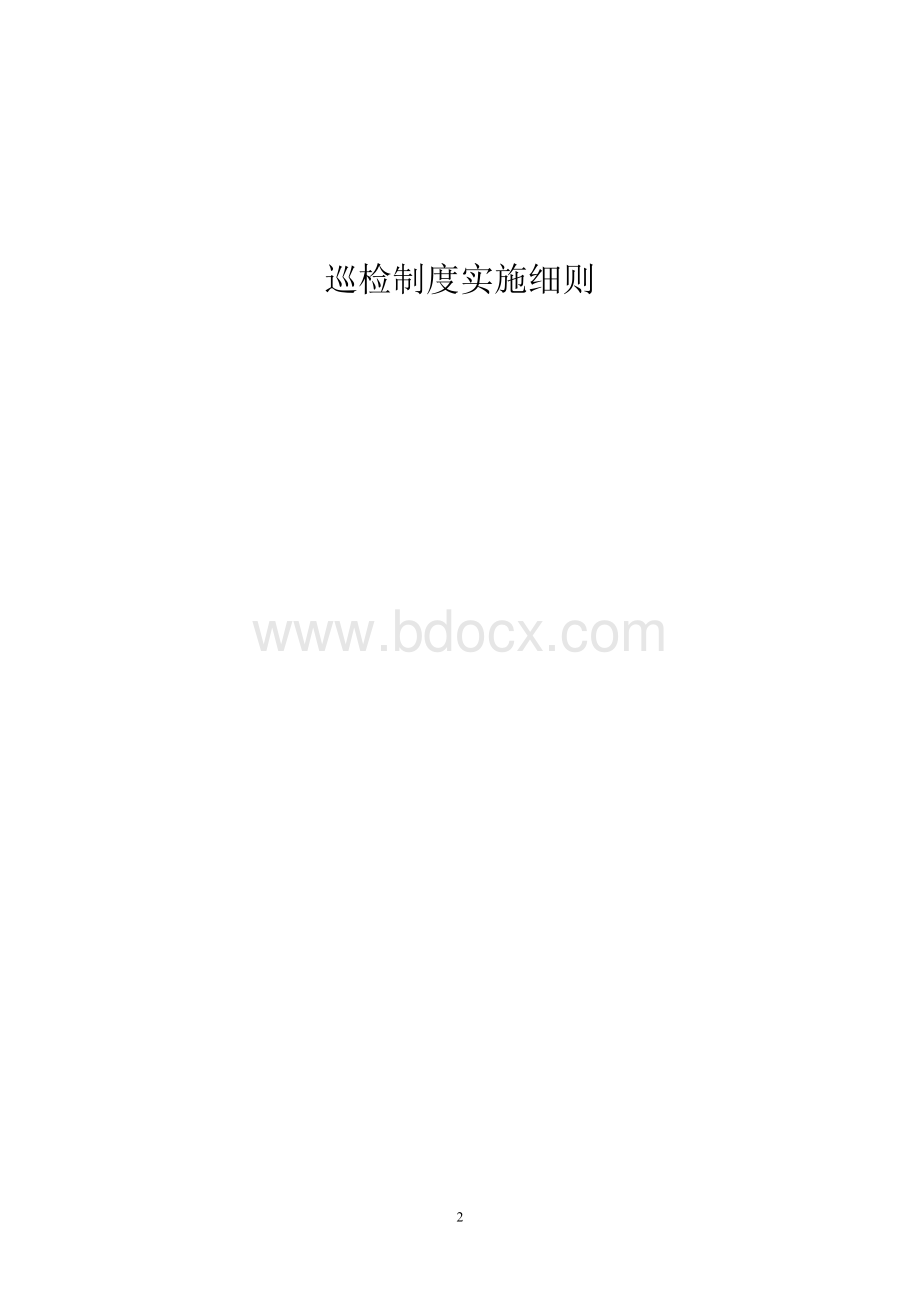 巡检制度实施细则文档格式.doc