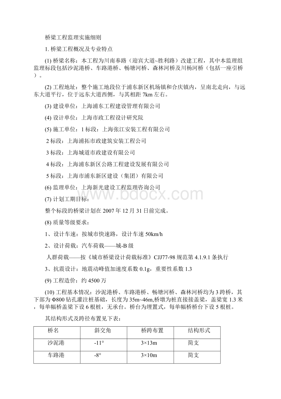 桥梁工程监理实施细则.docx_第3页