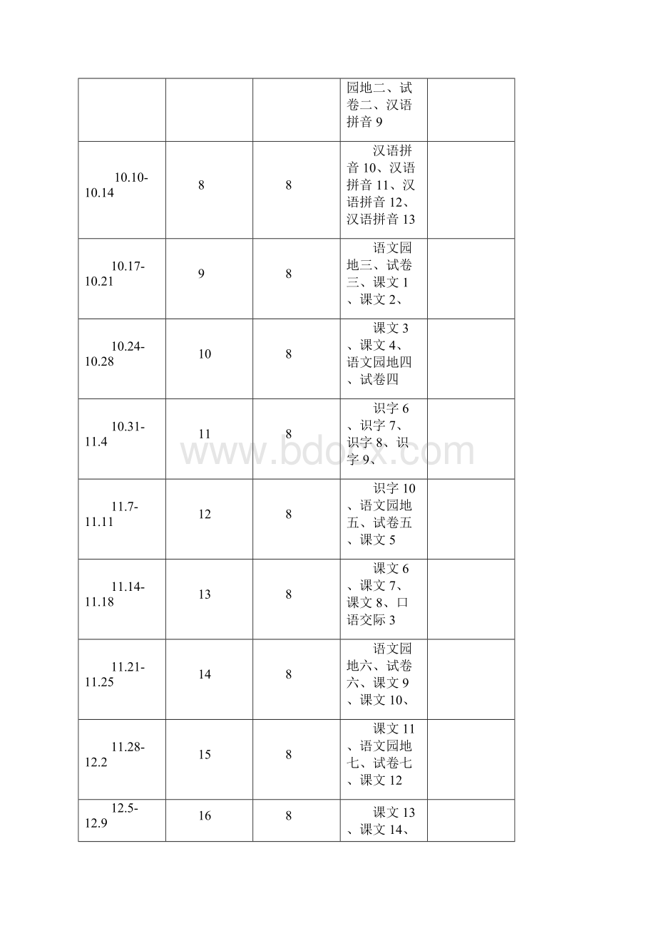 部编人教版一年级上册语文教案含教学反思Word文档格式.docx_第2页