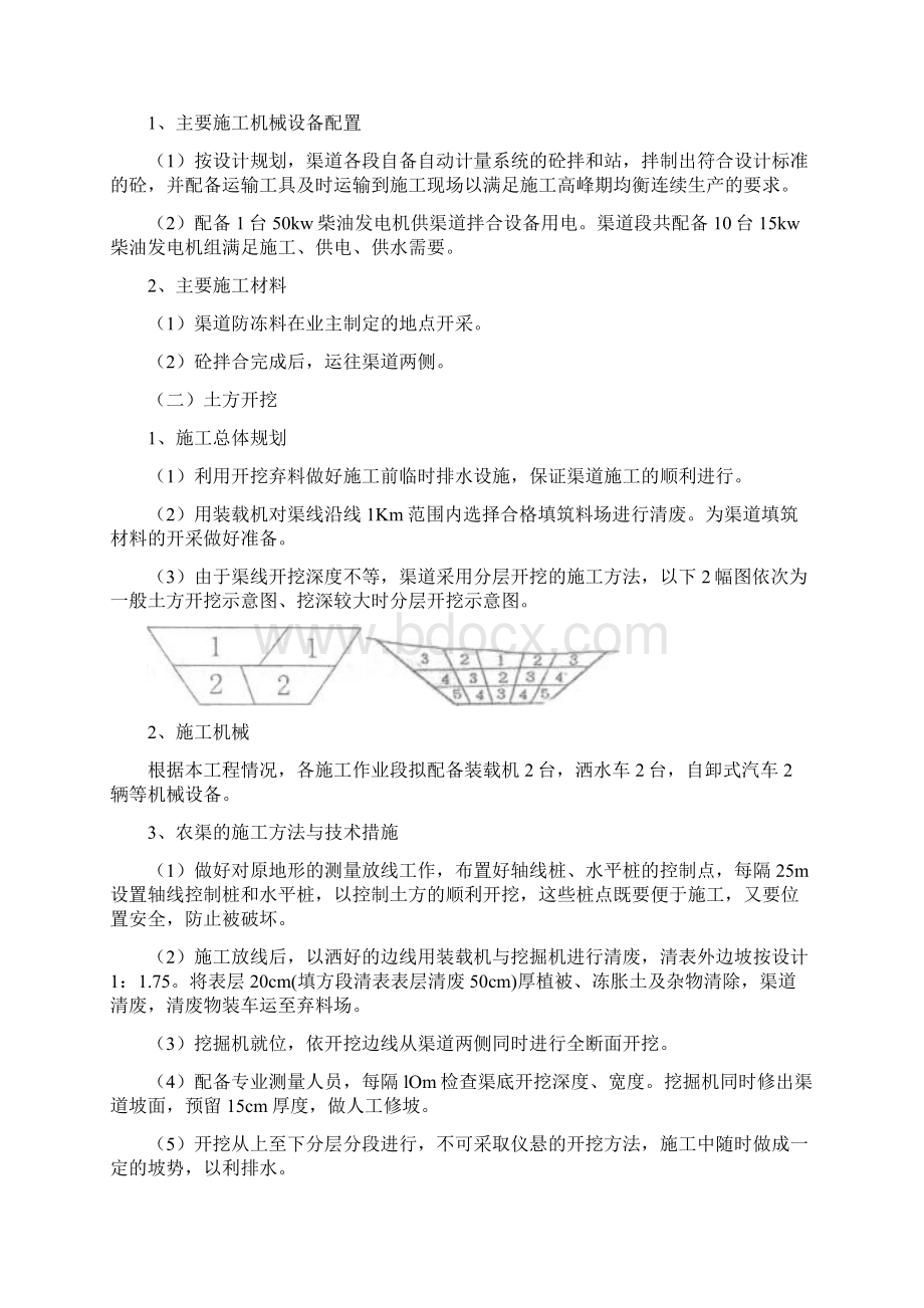 农渠施工组织设计.docx_第2页