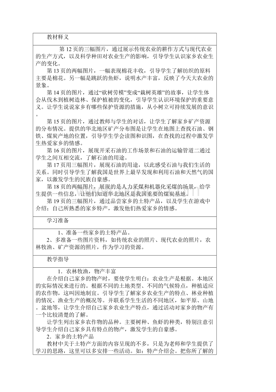 河北人教版品德与社会教案上册冀教版.docx_第2页