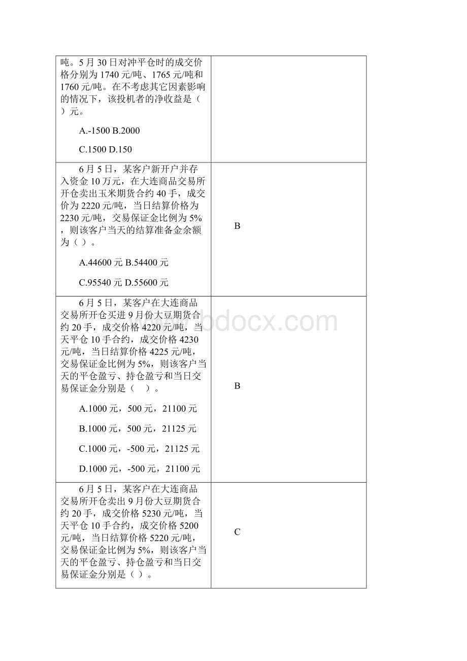 《农产品期货市场学》复习思考题Word文档格式.docx_第2页