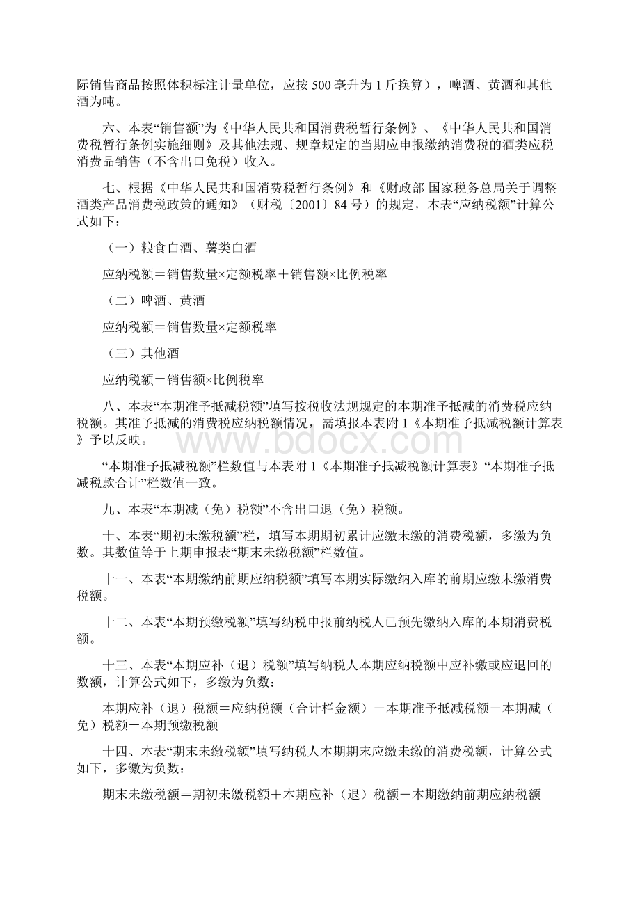 酒类应税消费品消费税纳税申报表.docx_第3页