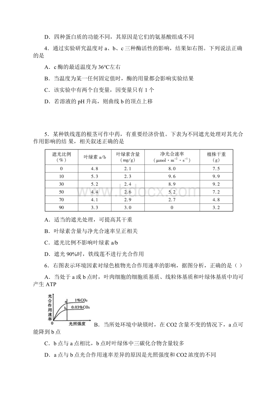 高中生物高频考点50题Word格式.docx_第2页