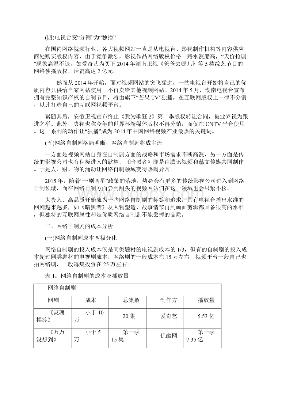 网络自制剧行业研究报告2Word文件下载.docx_第2页