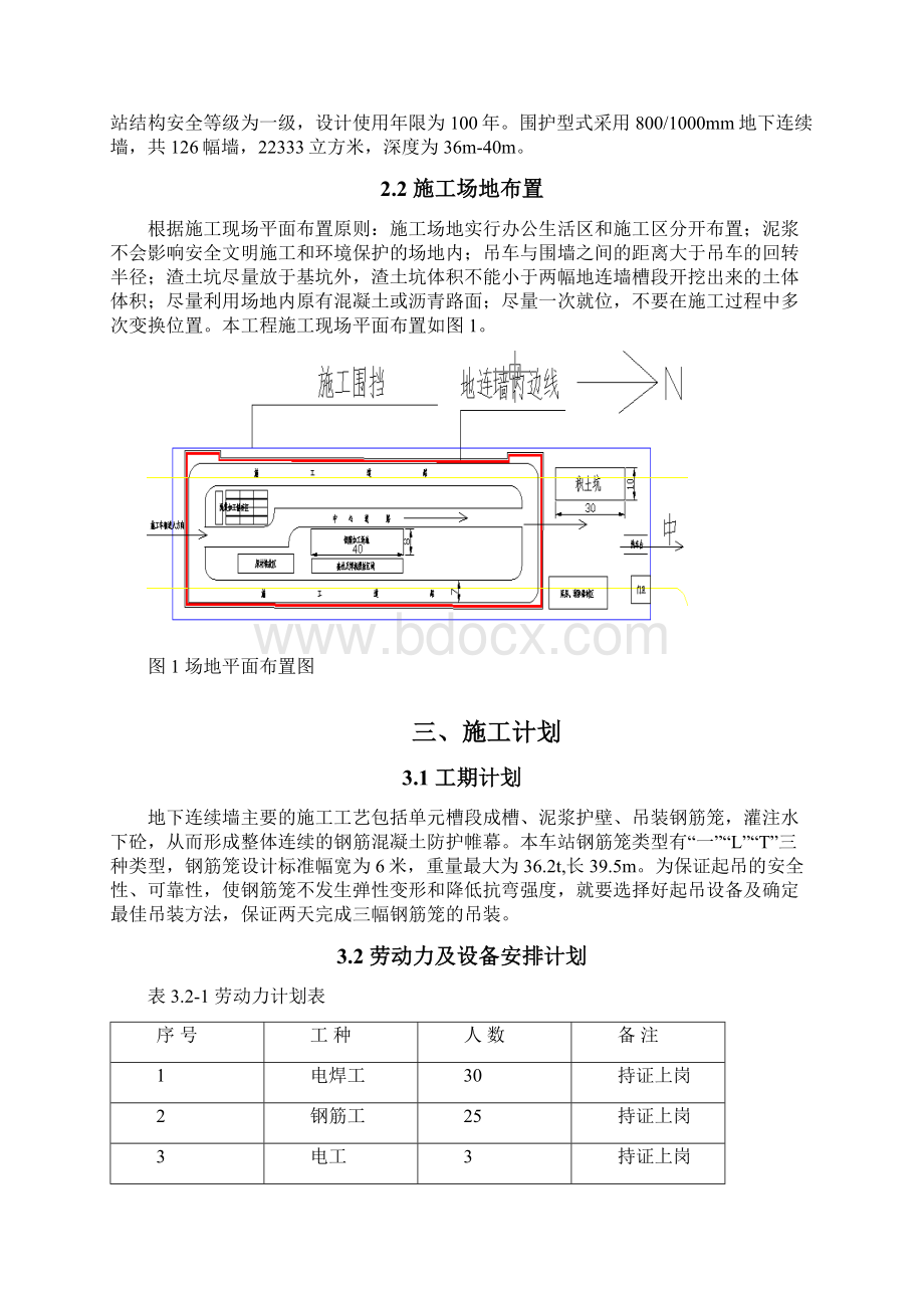 本科毕业设计明楼站地下连续墙钢筋笼吊装方案Word文档下载推荐.docx_第2页