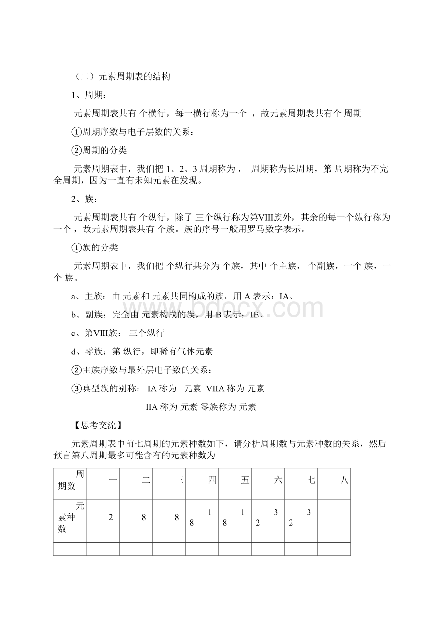 高一化学必修2第一章学案.docx_第2页