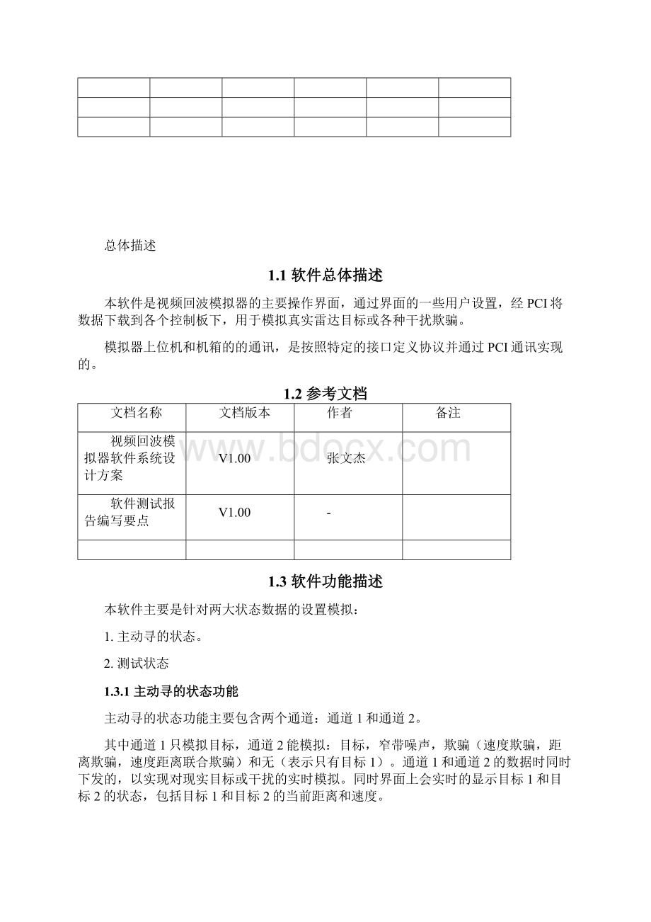 软件自测报告模板V100Word格式文档下载.docx_第2页