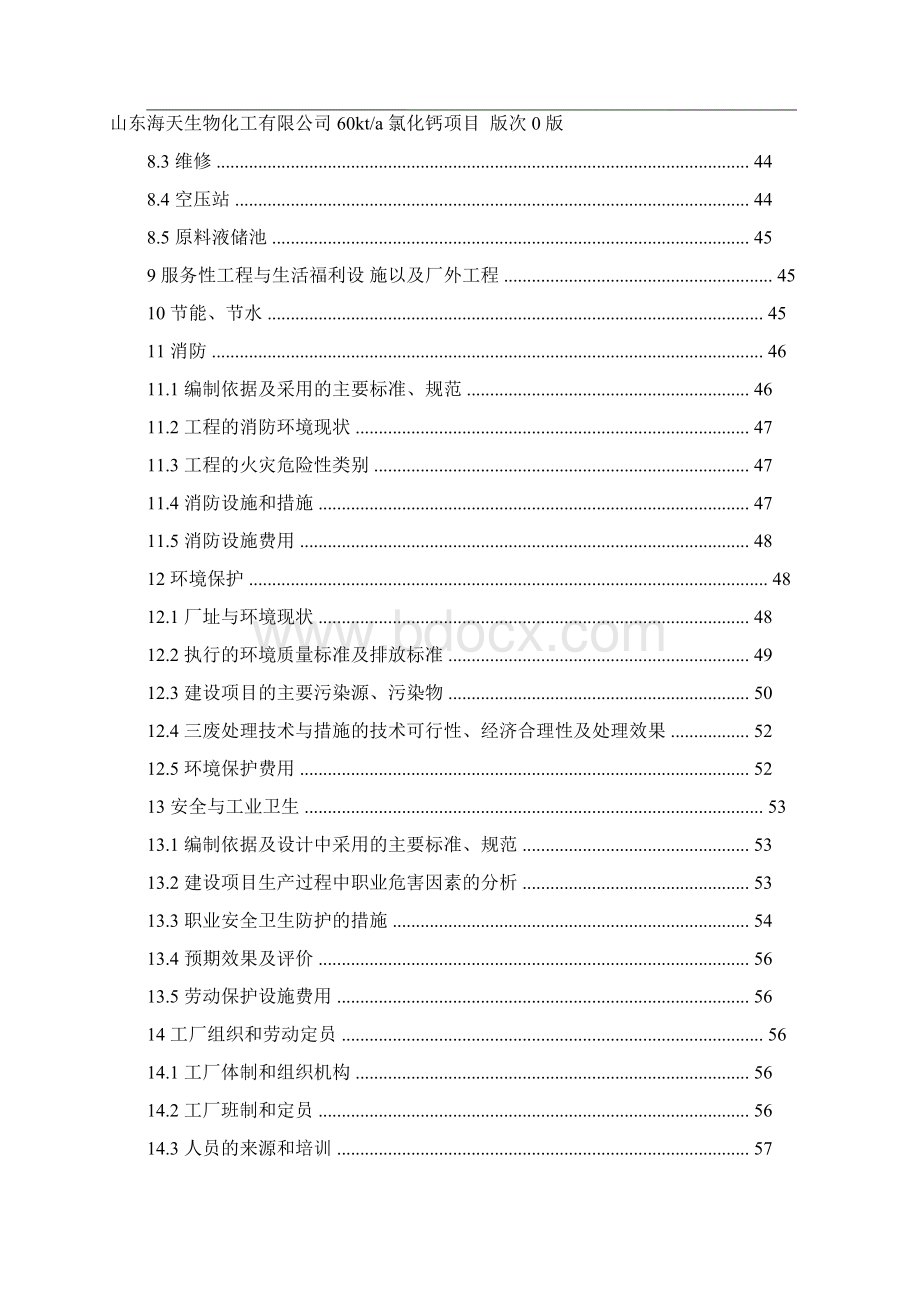 最新6万吨氯化钙可行性研究报告Word文件下载.docx_第3页