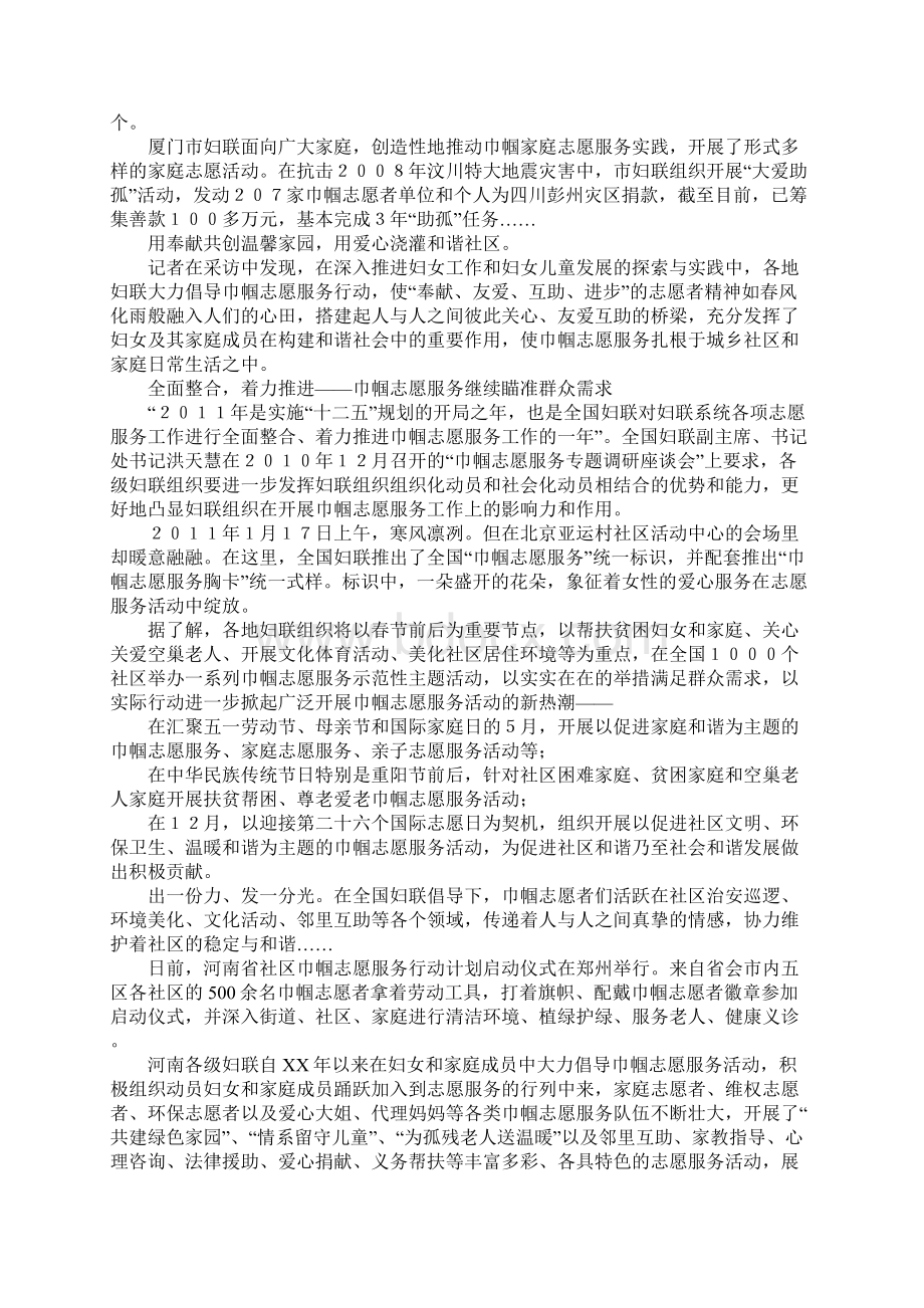 巾帼志愿者活动计划详细版.docx_第3页